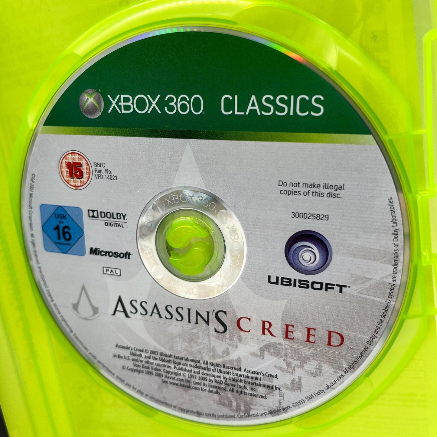 Assassin's Creed Xbox 360 Italiano Completo con Manuale PAL Ubisoft Microsoft