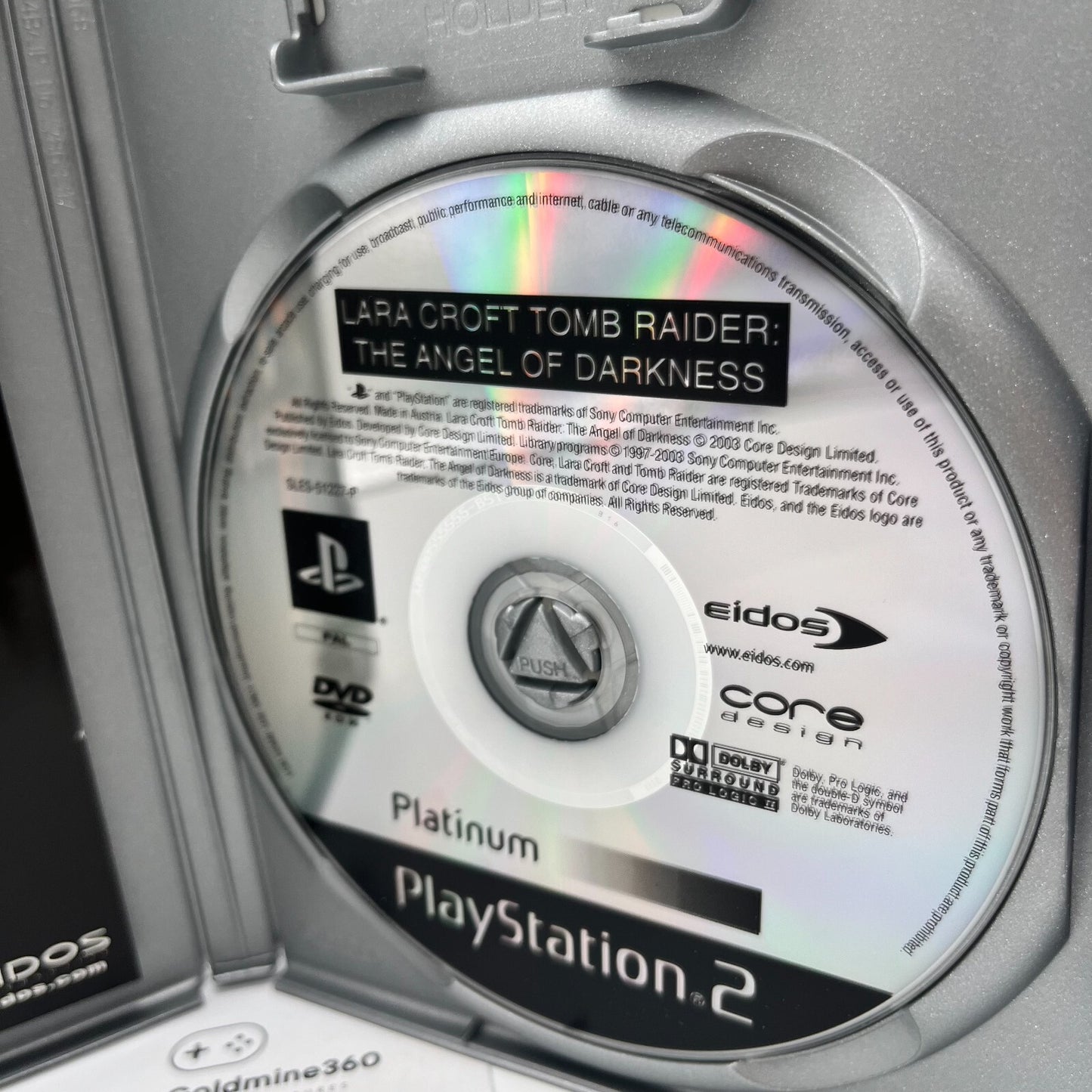 TOMB RAIDER Angel of Darkness PS2 Italiano Completo Manuale Sony PlayStation 2