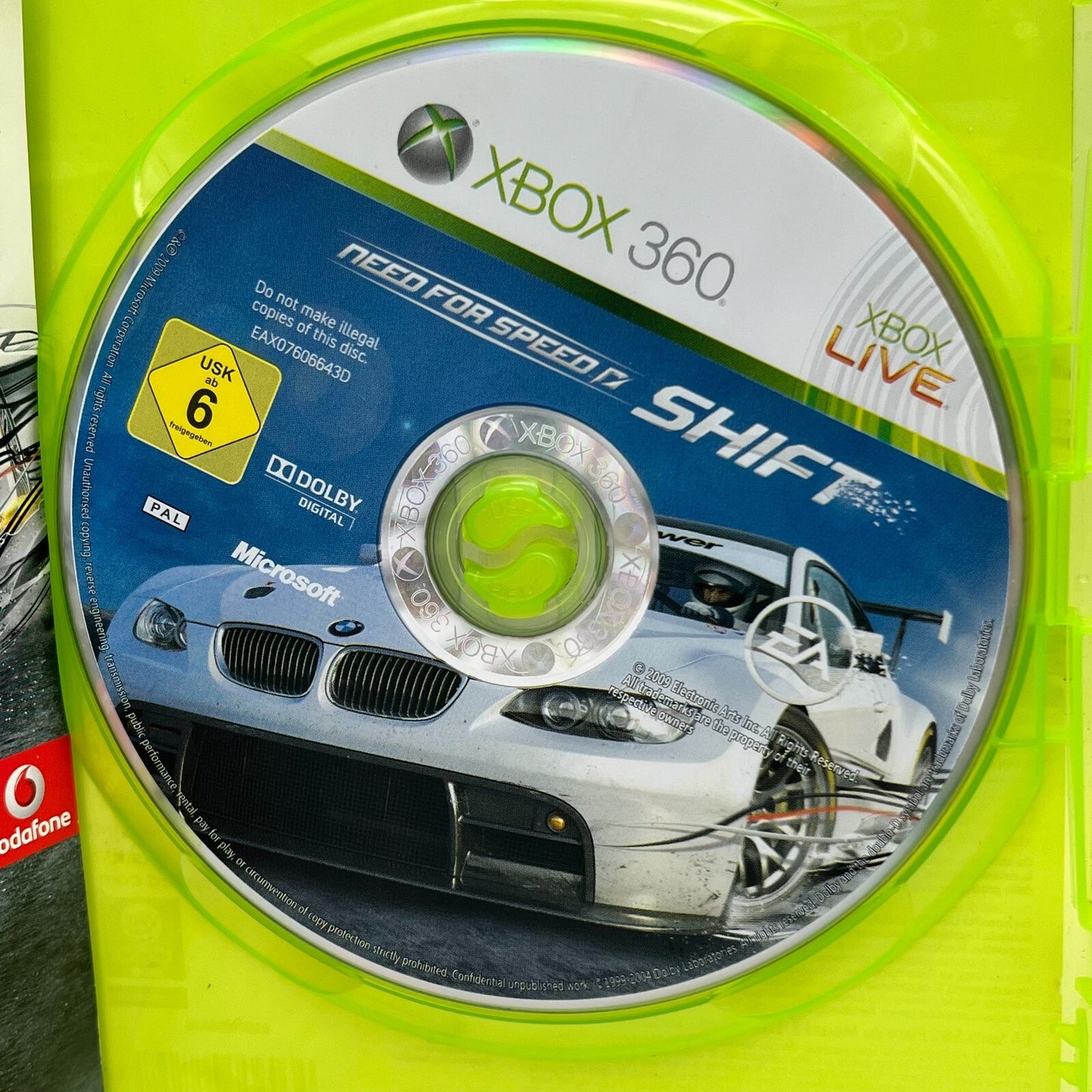 Need for Speed Shift Xbox 360 Italiano PAL Completo EA Microsoft Xbox360