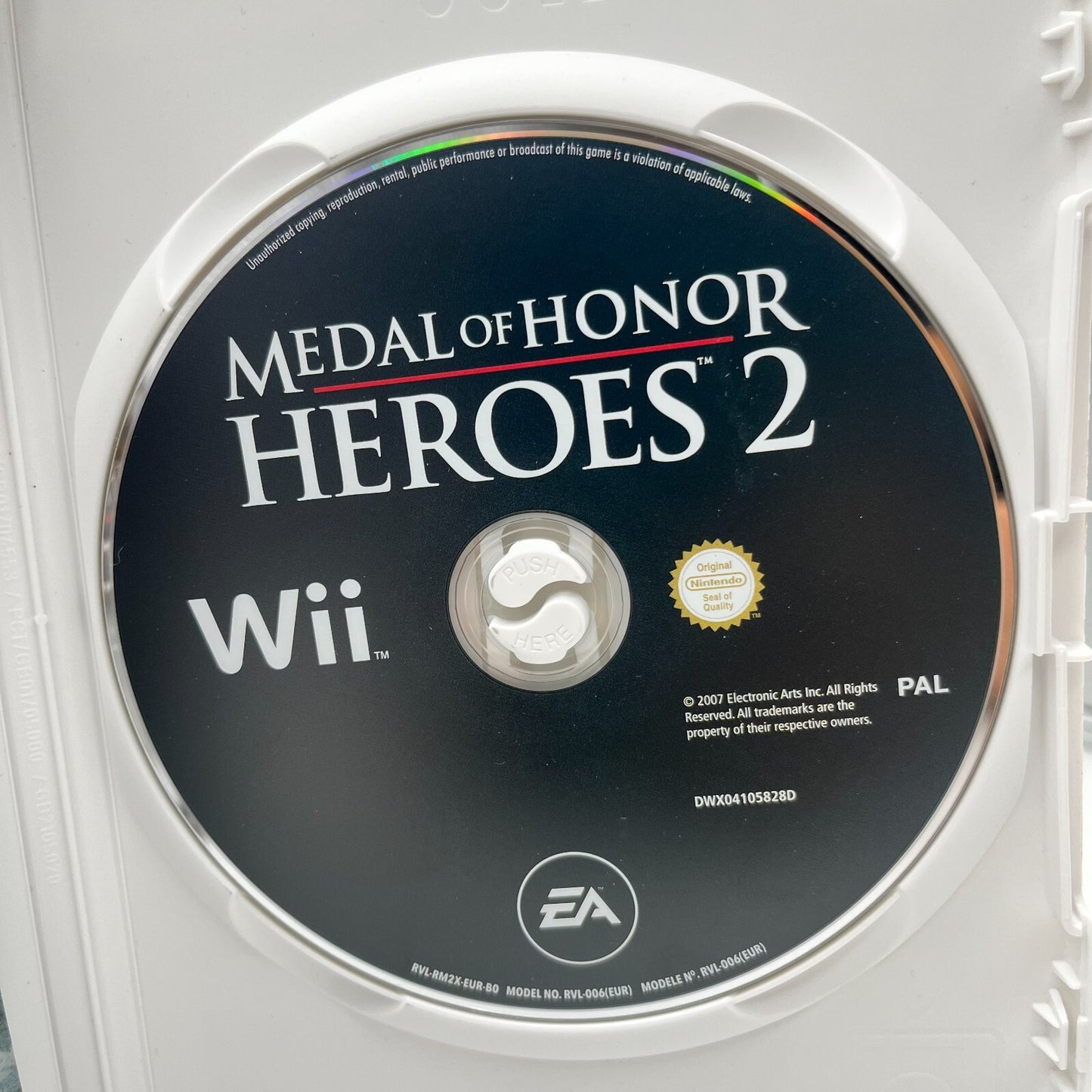 Medal of Honor: Heroes 2 Nintendo Wii Italiano Completo EA Guerra Sparatutto TOP