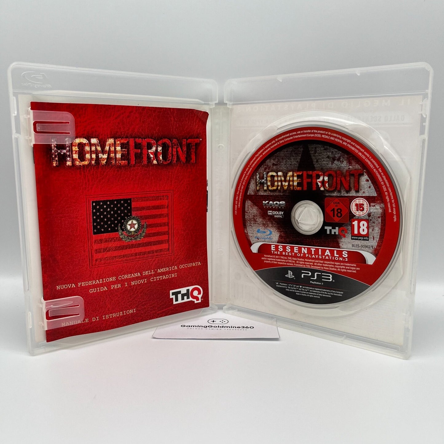 HOMEFRONT Ultimate Edition PS3 Italiano Completo PAL THQ Sony PlayStation 3