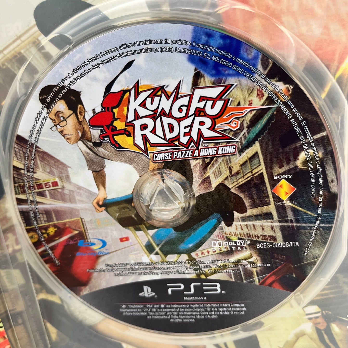 KUNG FU RIDER Corse Pazze a Hong Kong PS3 Italiano Completo PAL Sony PlayStation