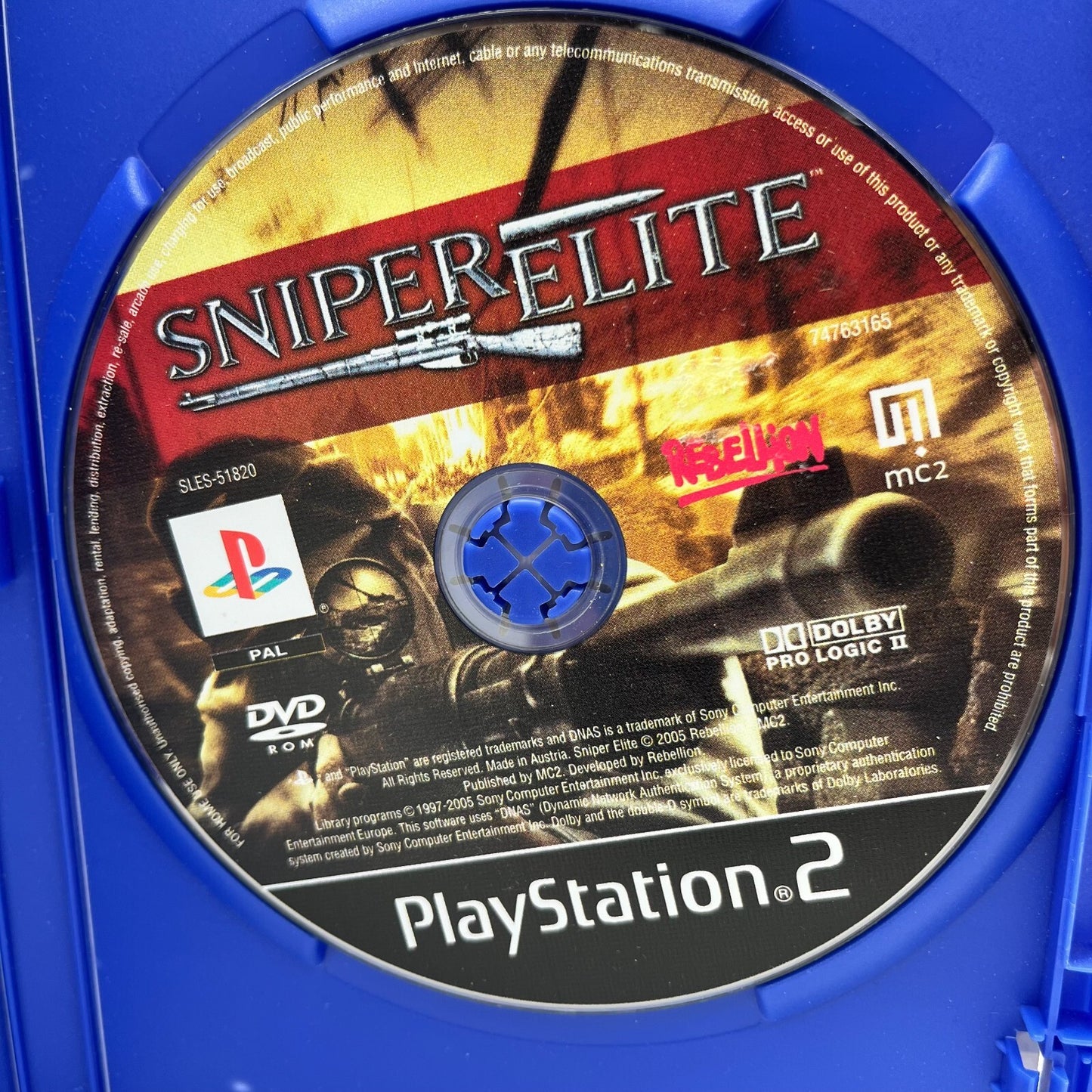 Sniper Elite PS2 Italiano PAL senza manuale Rebellion Sony PlayStation 2 OTTIMO