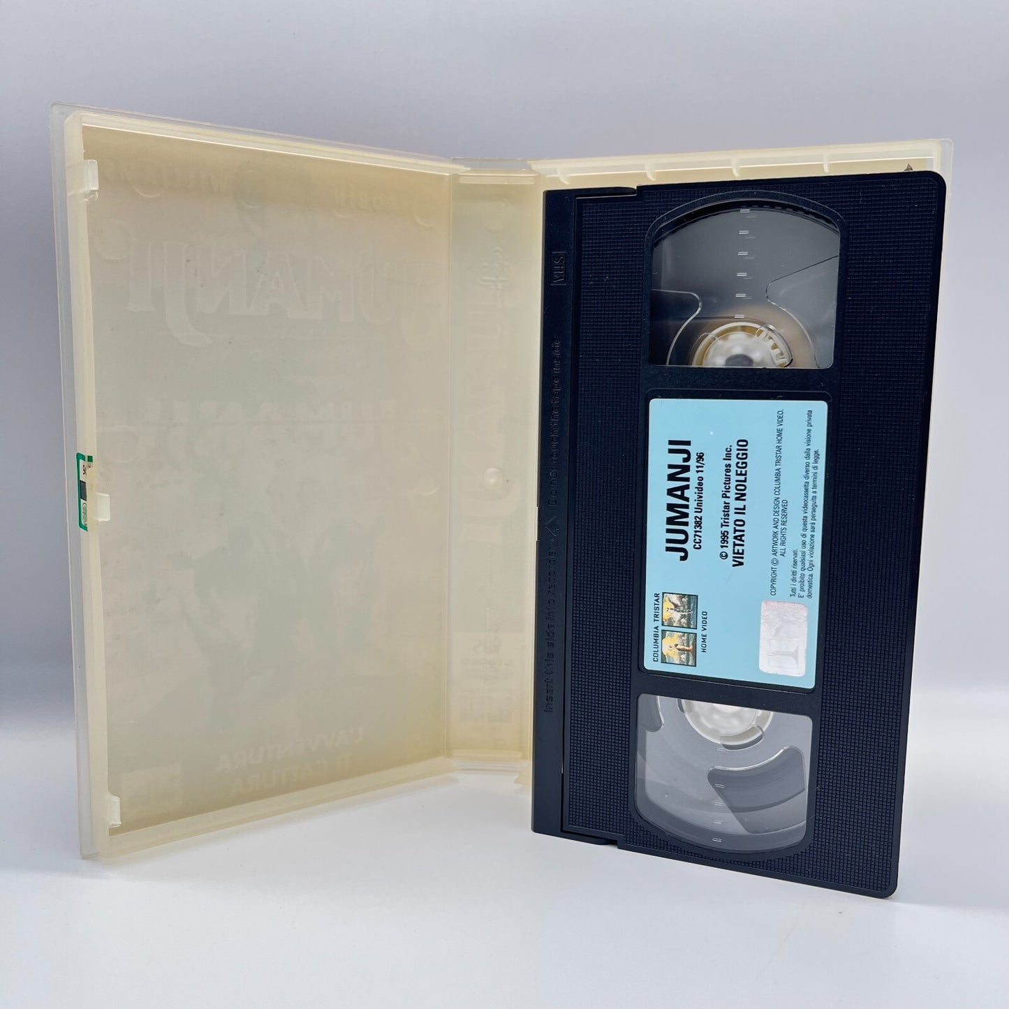 Jumanji VHS Film 1996 Robin Williams - Ottime Condizioni - Italiano RARO!