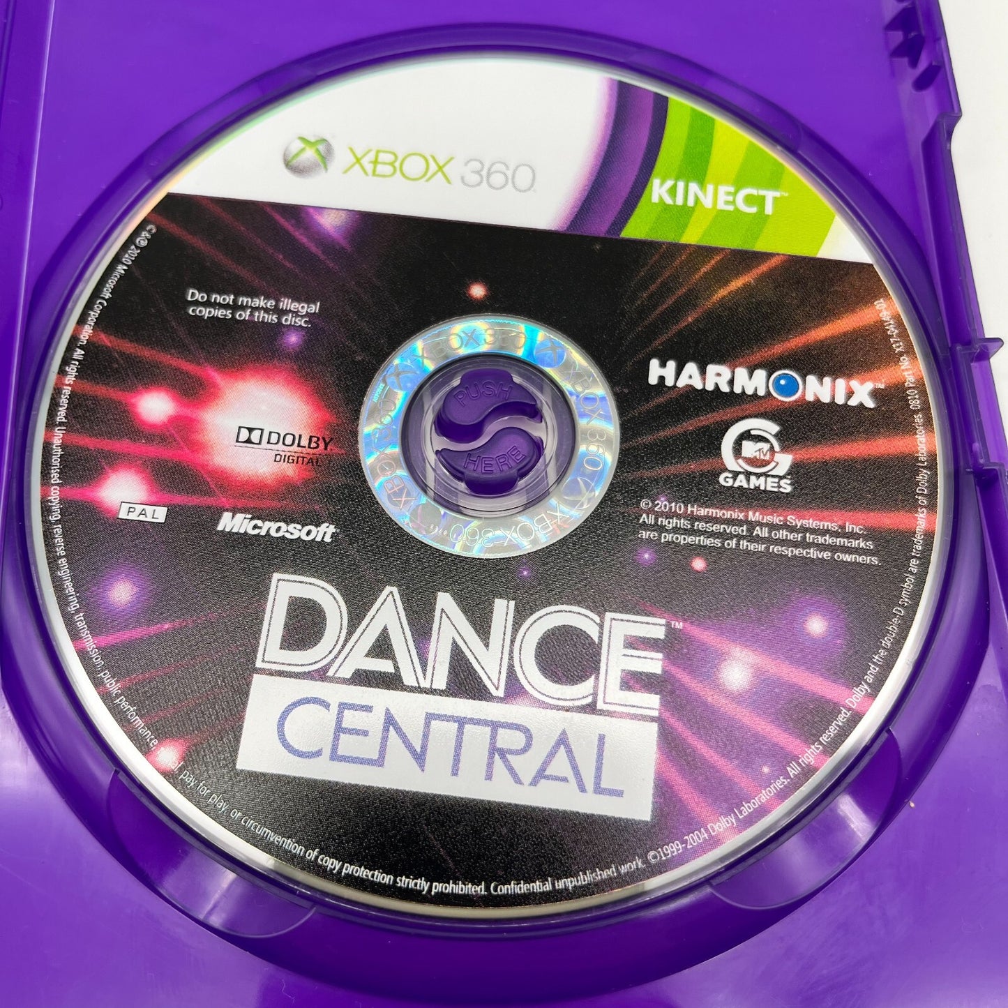 KINECT Xbox 360 Microsoft Sensore Movimento + KINECT ADVENTURES e DANCE CENTRAL