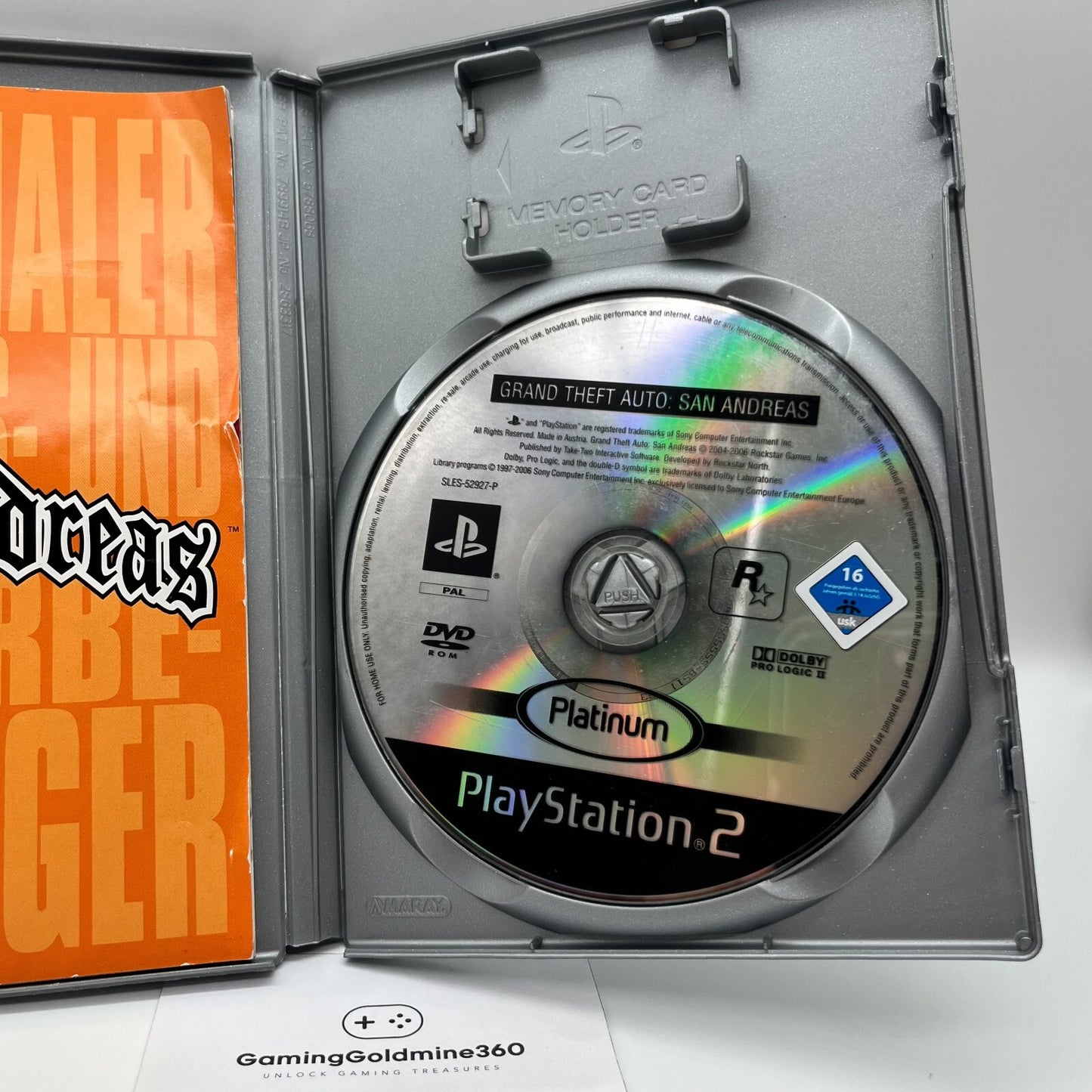 GTA San Andreas PS2 Grand Theft Auto PlayStation 2 Completo PAL Multilingua