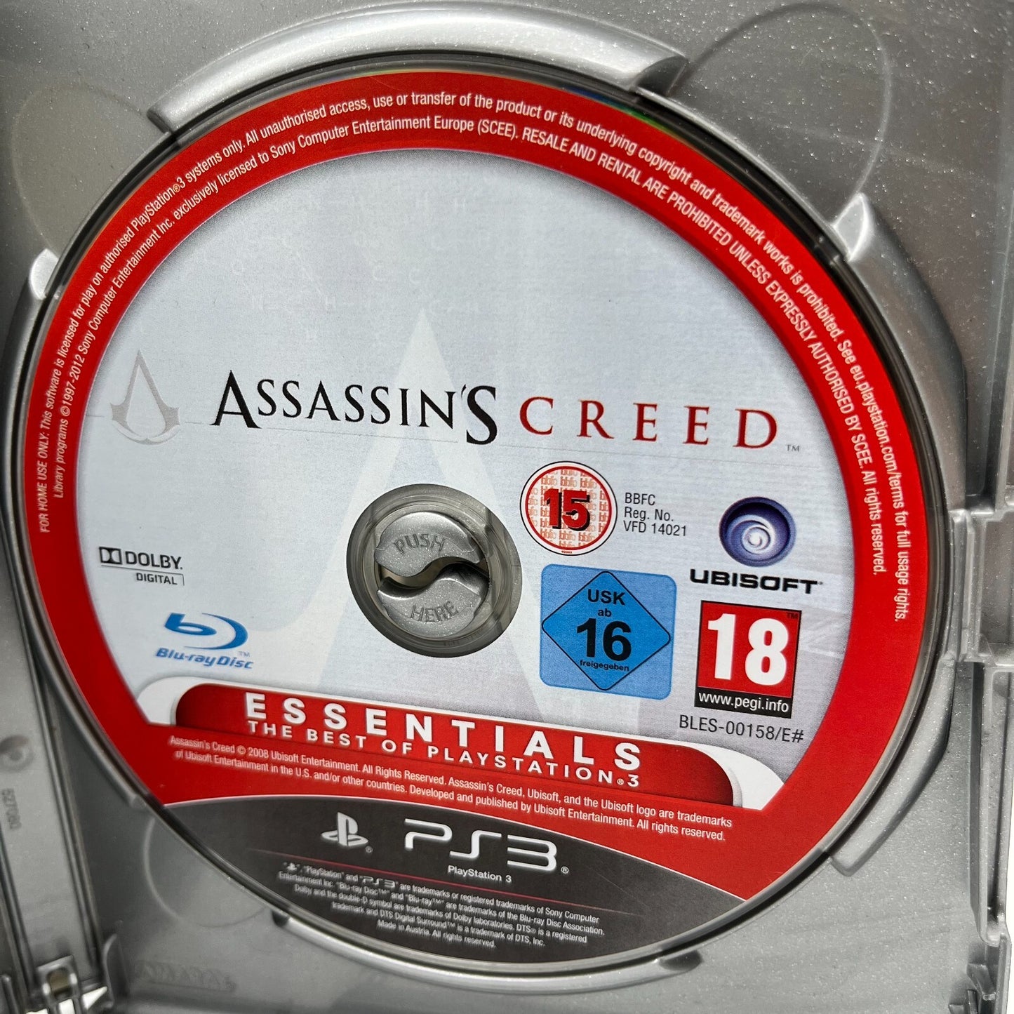 Assassin's Creed PS3 Italiano Completo con Manuale Ubisoft Sony PlayStation 3