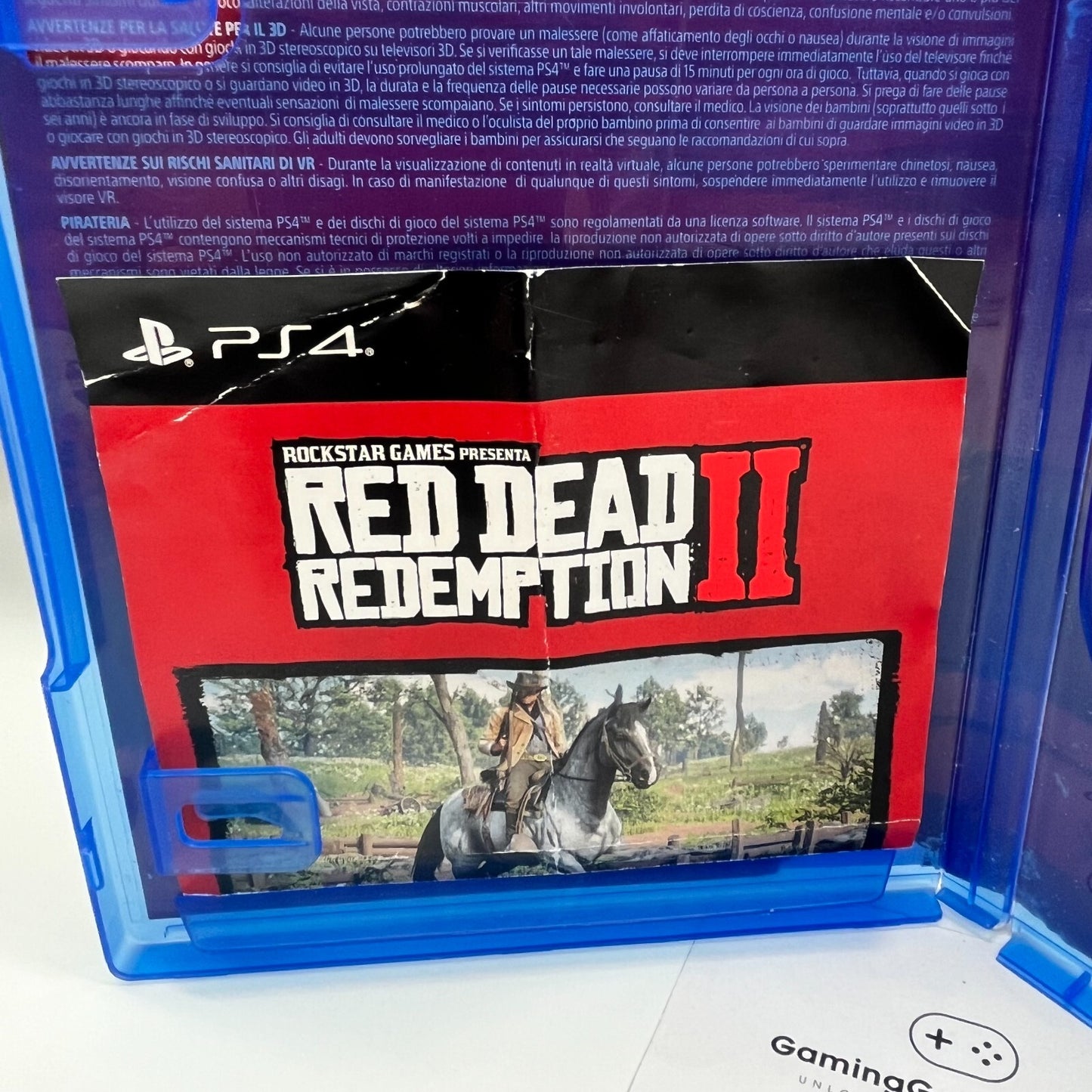 Red Dead Redemption II 2 PS4 Italiano Rockstar Sony Playstation 4 Cover reprint