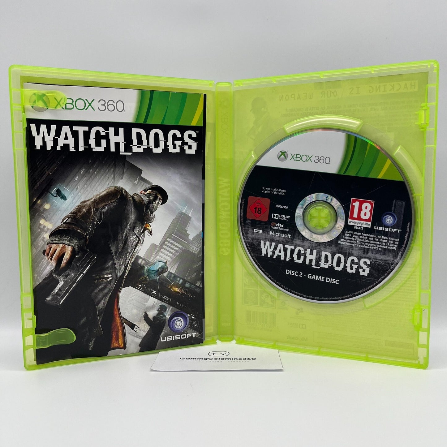 Watch Dogs Xbox 360 Italiano Completo PAL Ubisoft Microsoft Xbox360 COME NUOVO