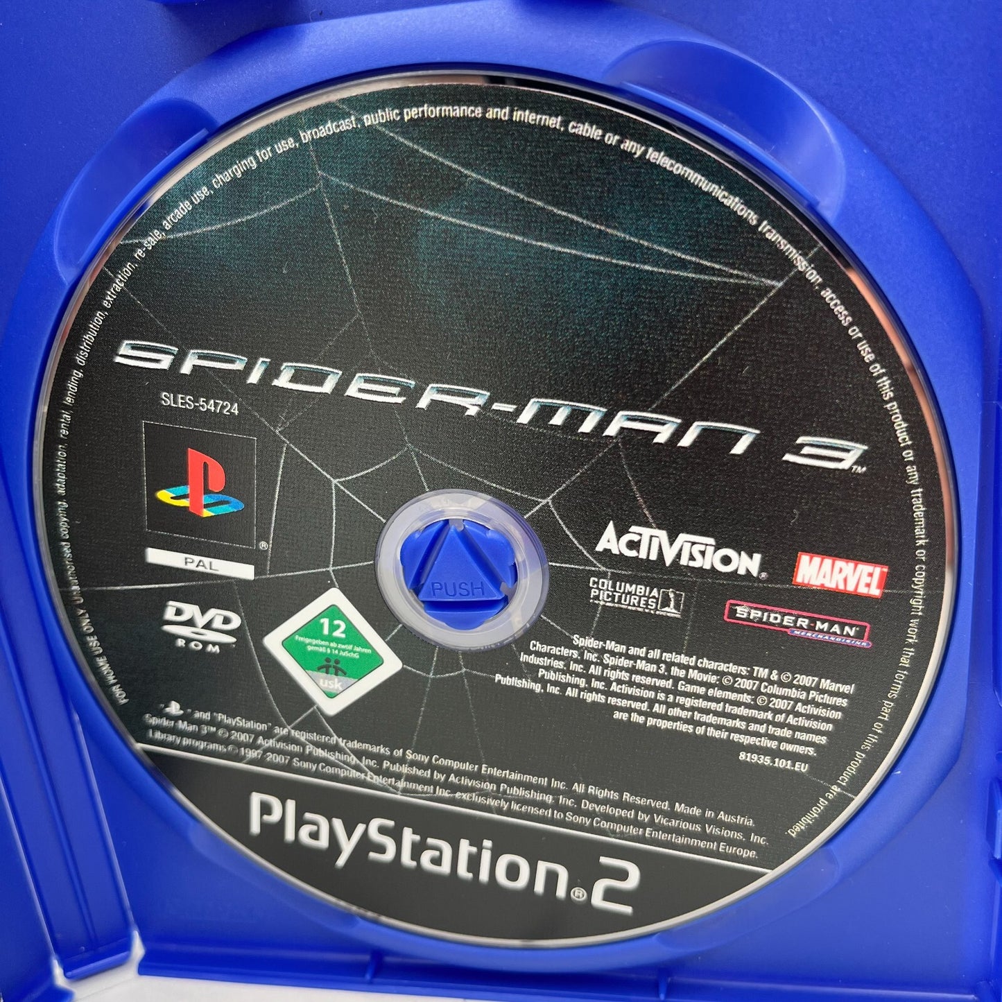 SPIDER-MAN 3 PS2 Italiano Completo con Manuale PAL Spiderman Sony PlayStation 2