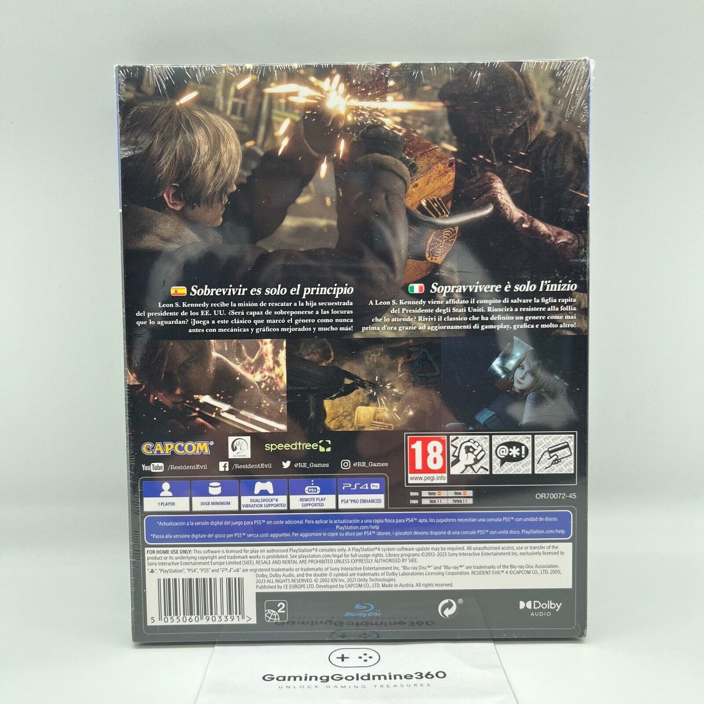 Resident Evil 4 SPECIAL COLLECTOR'S EDITION STEELBOOK Capcom Sony PlayStation 4