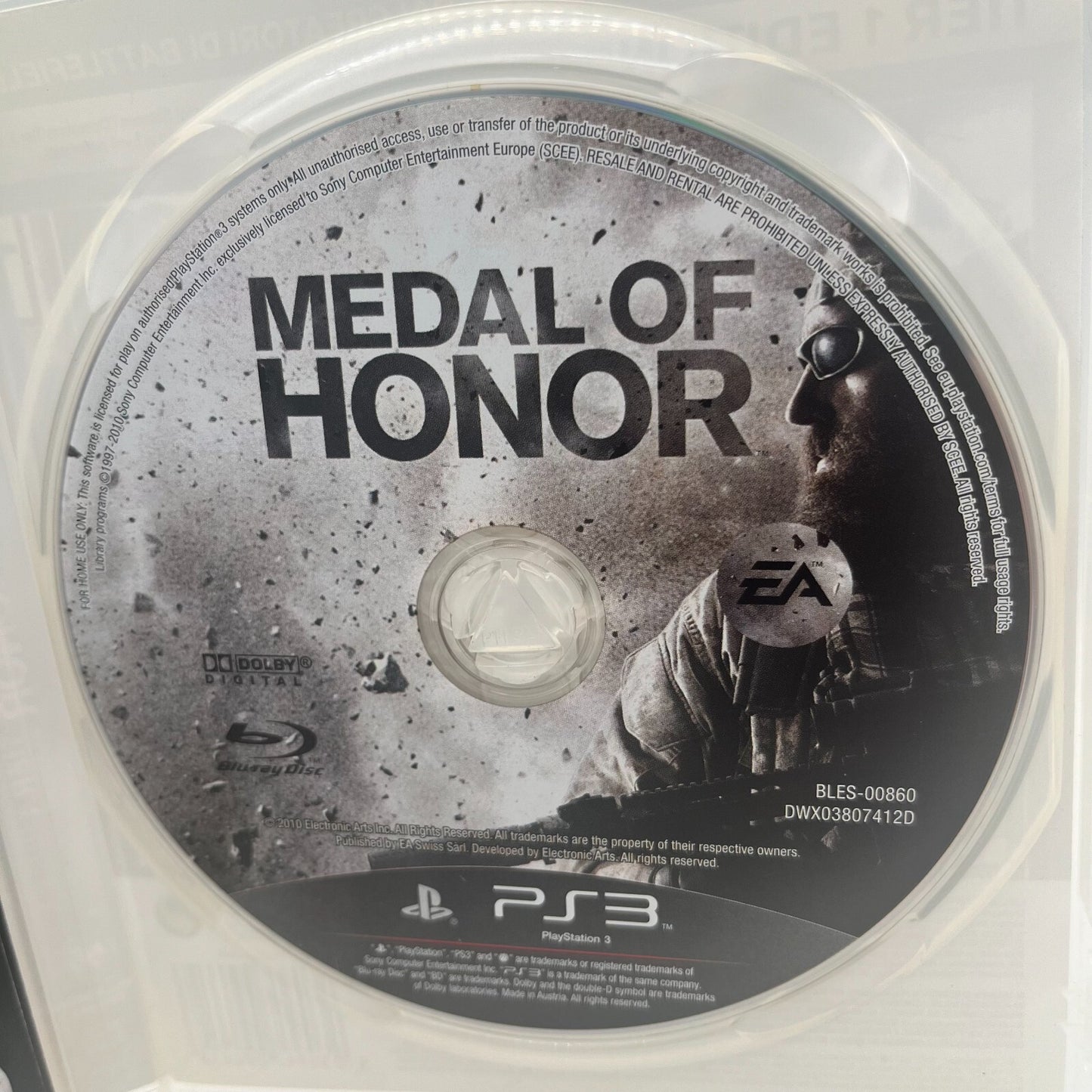 Medal of Honor Tier 1 Edition PS3 Italiano Completo Manuale Sony PlayStation 3