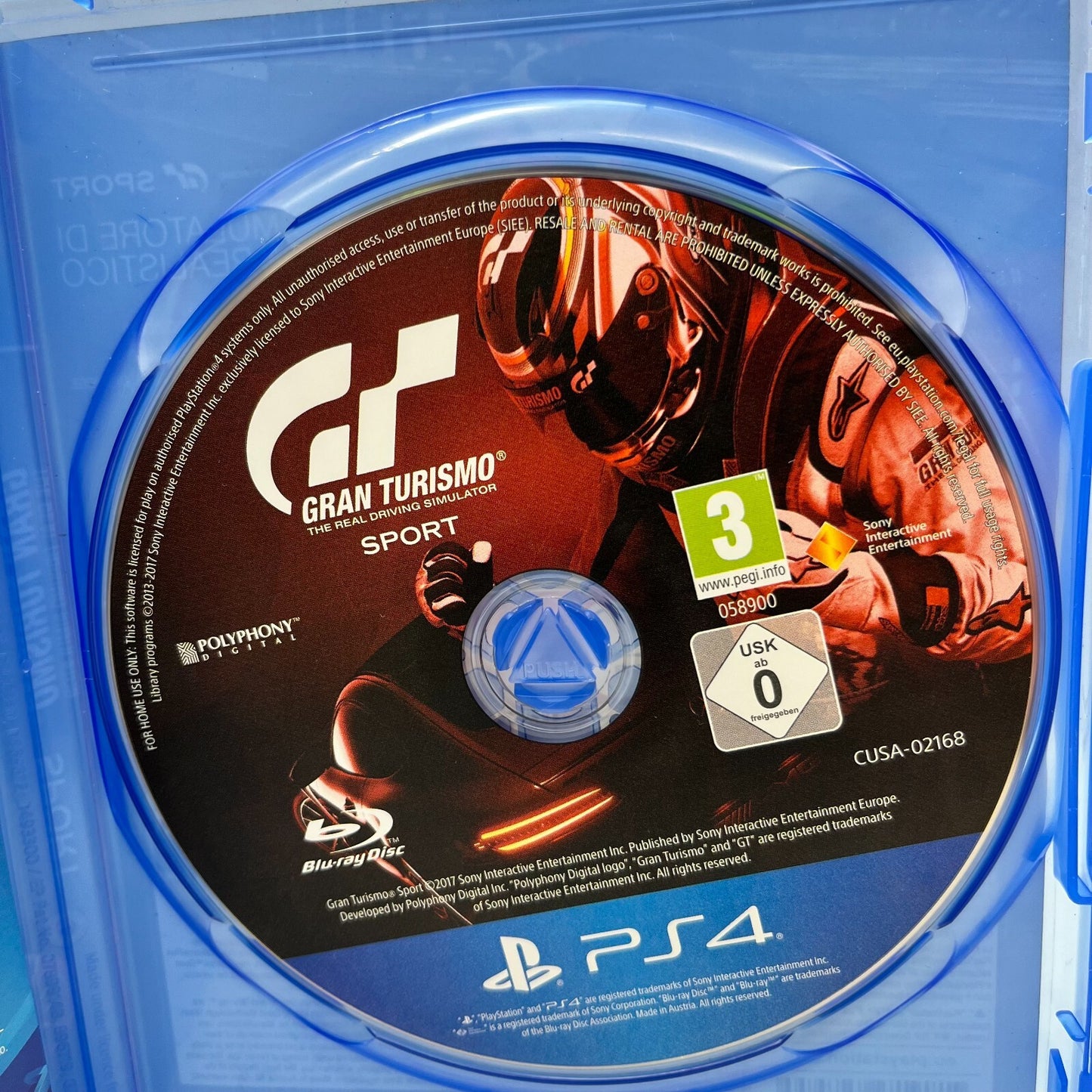 GRAN TURISMO Sport PS4 Italiano Completo Sony PlayStation 4 VR Comp. COME NUOVO