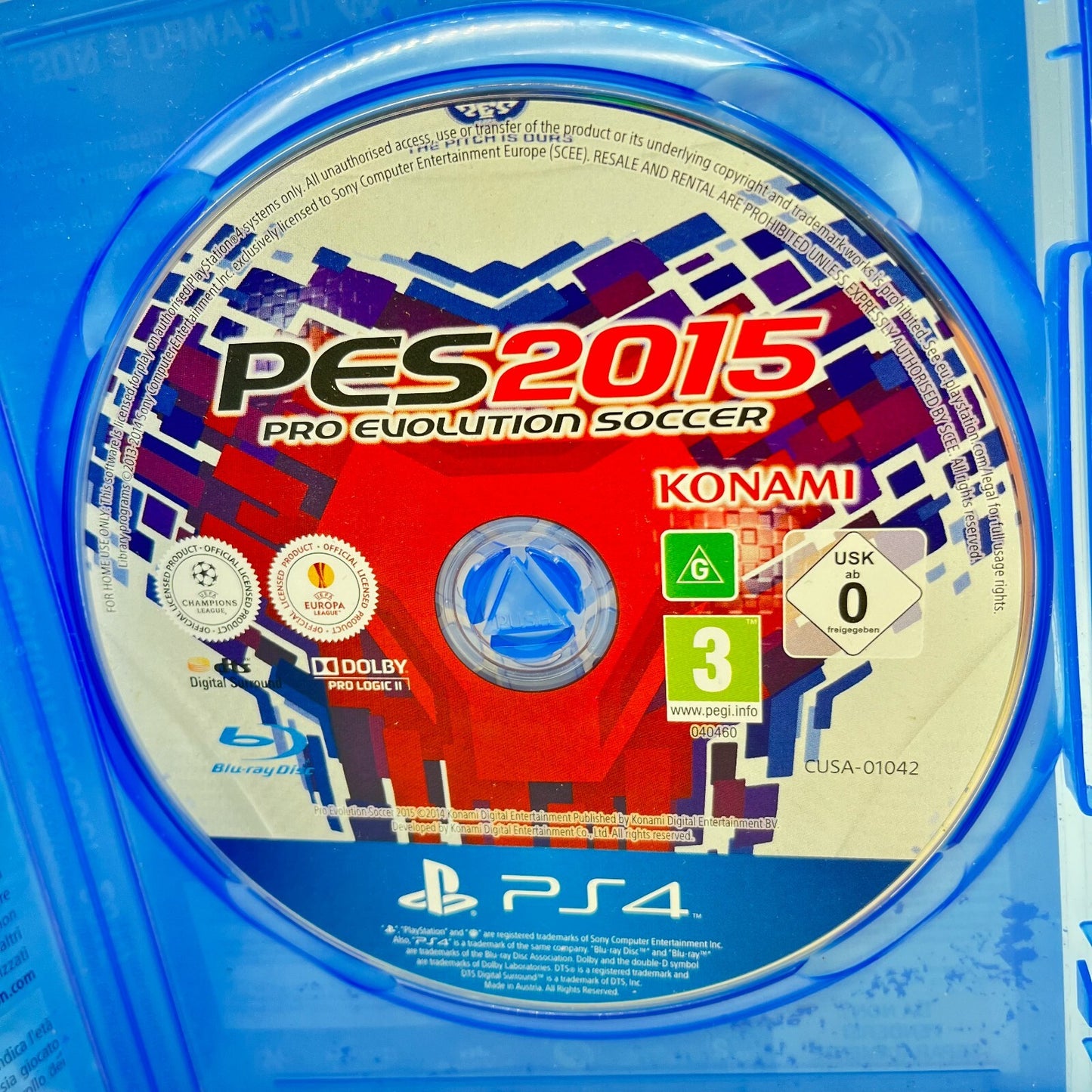 PES 2015 Pro Evolution Soccer PS4 Italiano Completo Konami Sony PlayStation 4