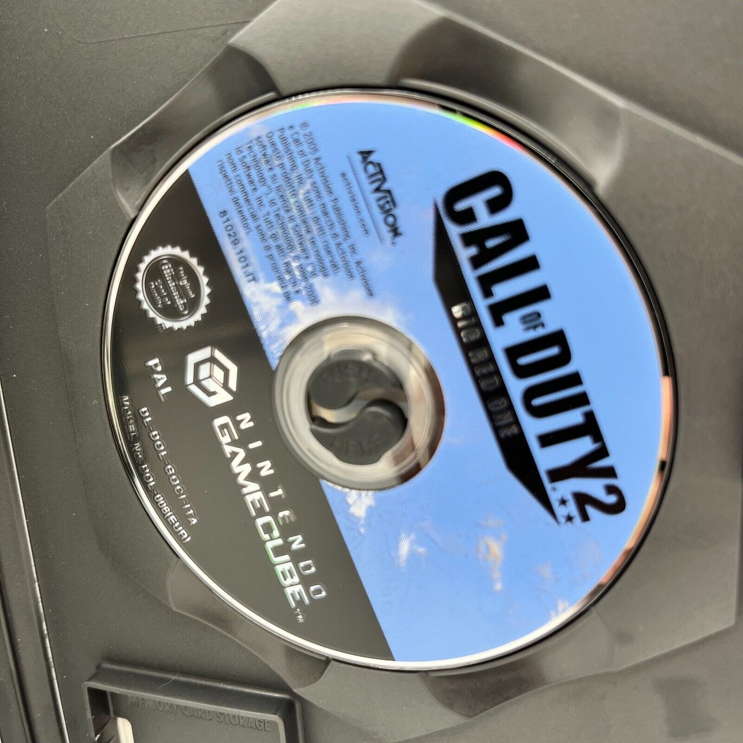 Call of Duty 2 Big Red One Nintendo Game Cube Activision OTTIME CONDIZIONI