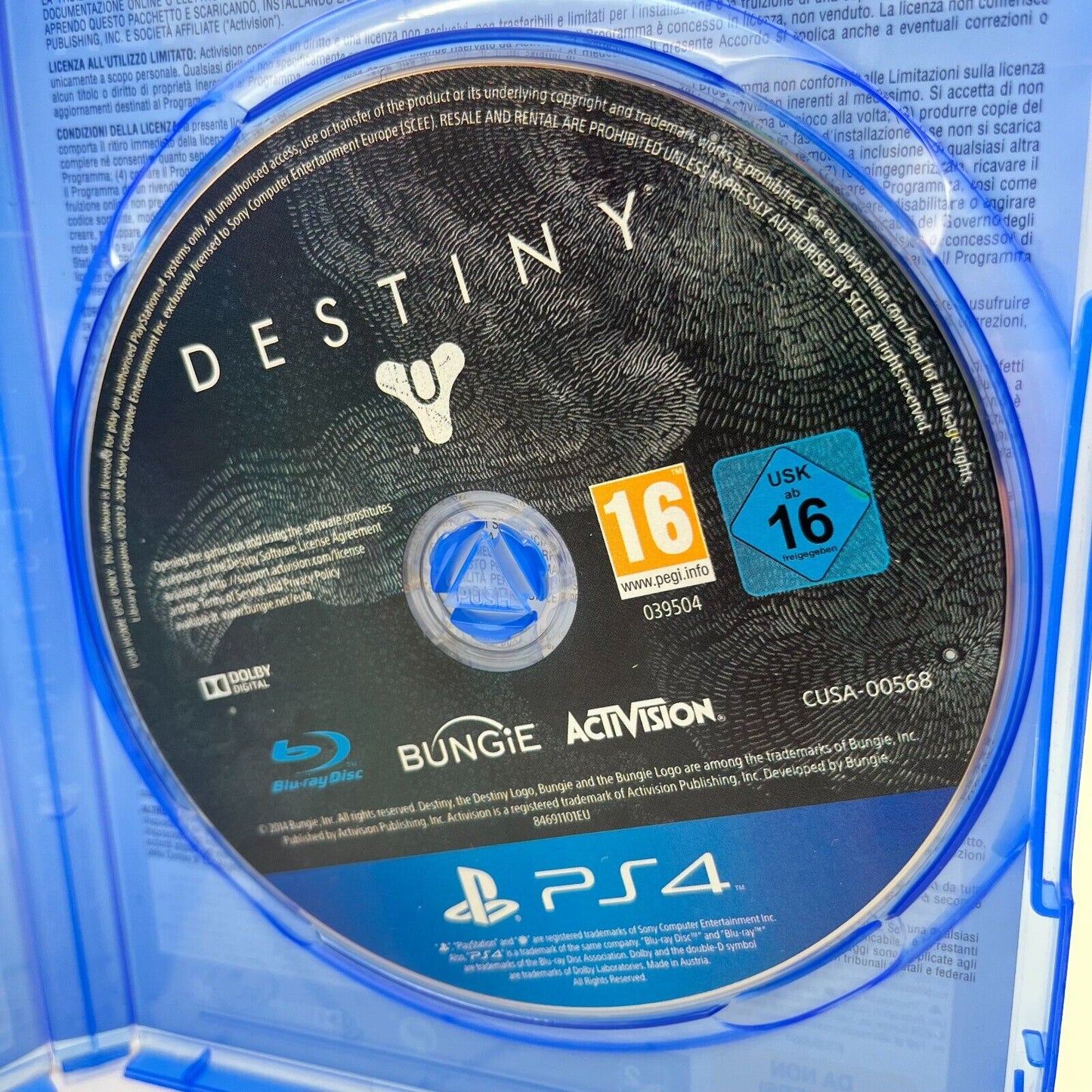 Destiny PS4 Italiano Completo con Manuale Activision Sony PlayStation 4 OTTIMO