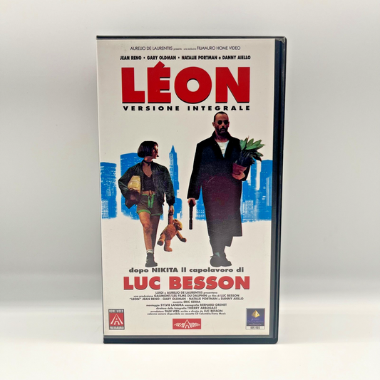 Léon Versione Integrale VHS 1994 Luc Besson Jean Reno Natalie Portman Filmauro