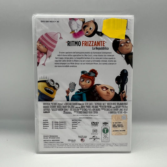 Cattivissimo ME 2 DVD MINIONs Italiano NUOVO SIGILLATO Cartone Bambini Famiglia