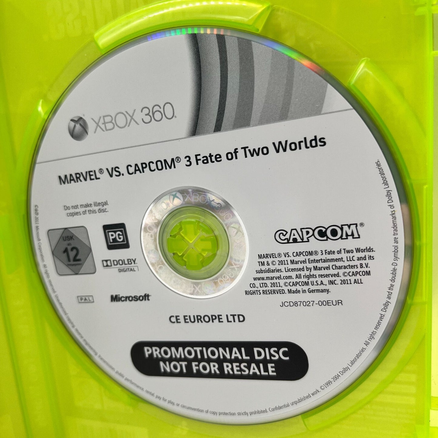 Marvel vs Capcom 3 Xbox 360 Italiano Completo Manuale Capcom Microsoft OTTIMO