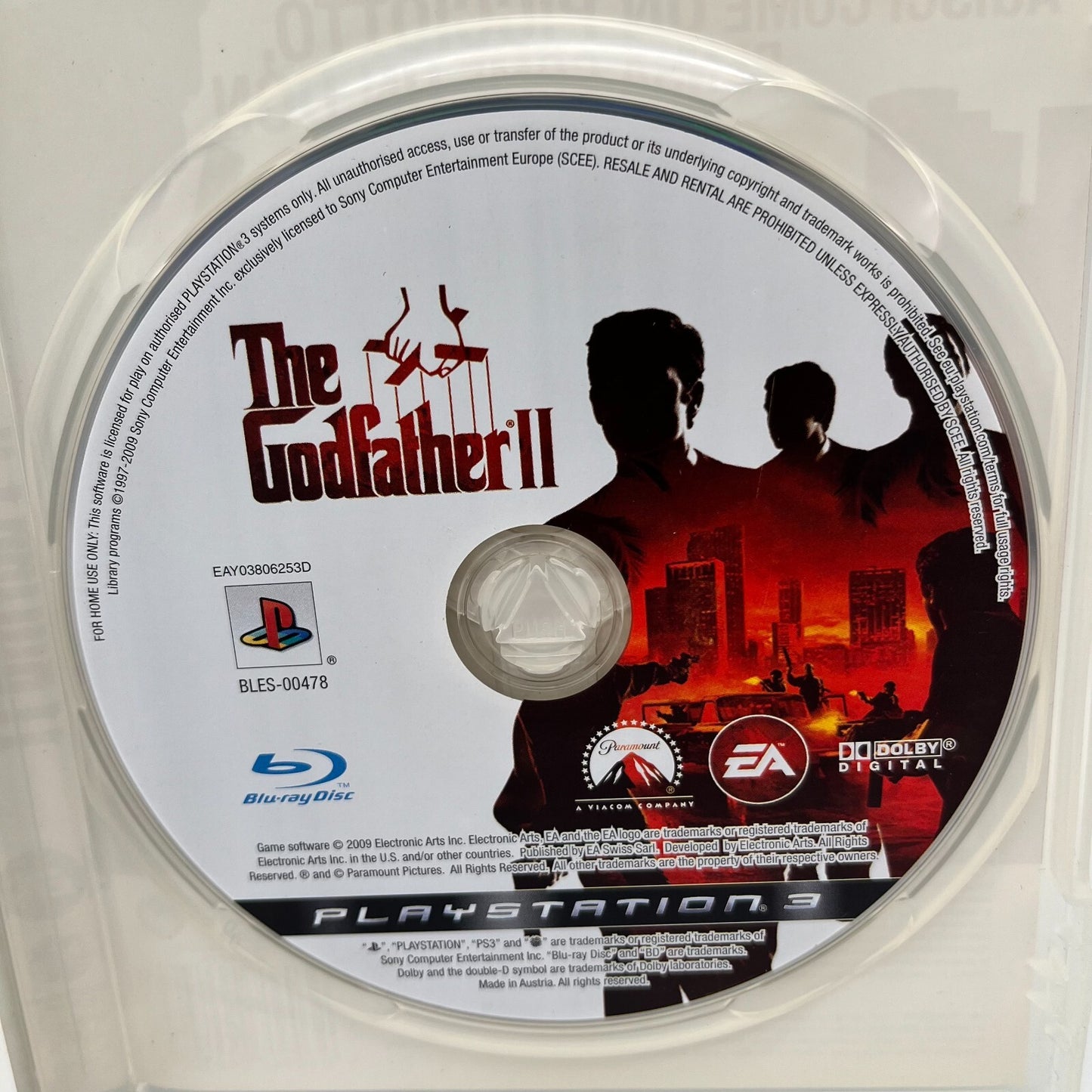 il Padrino II 2 PS3 Italiano Completo con Manuale PAL EA Sony PlayStation 3