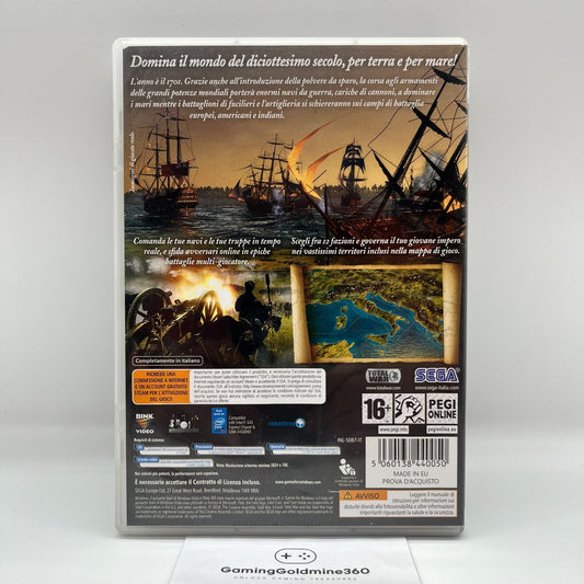 EMPIRE Total War PC DVD Italiano Games for Windows COMPLETO Sega Ottime Condizio
