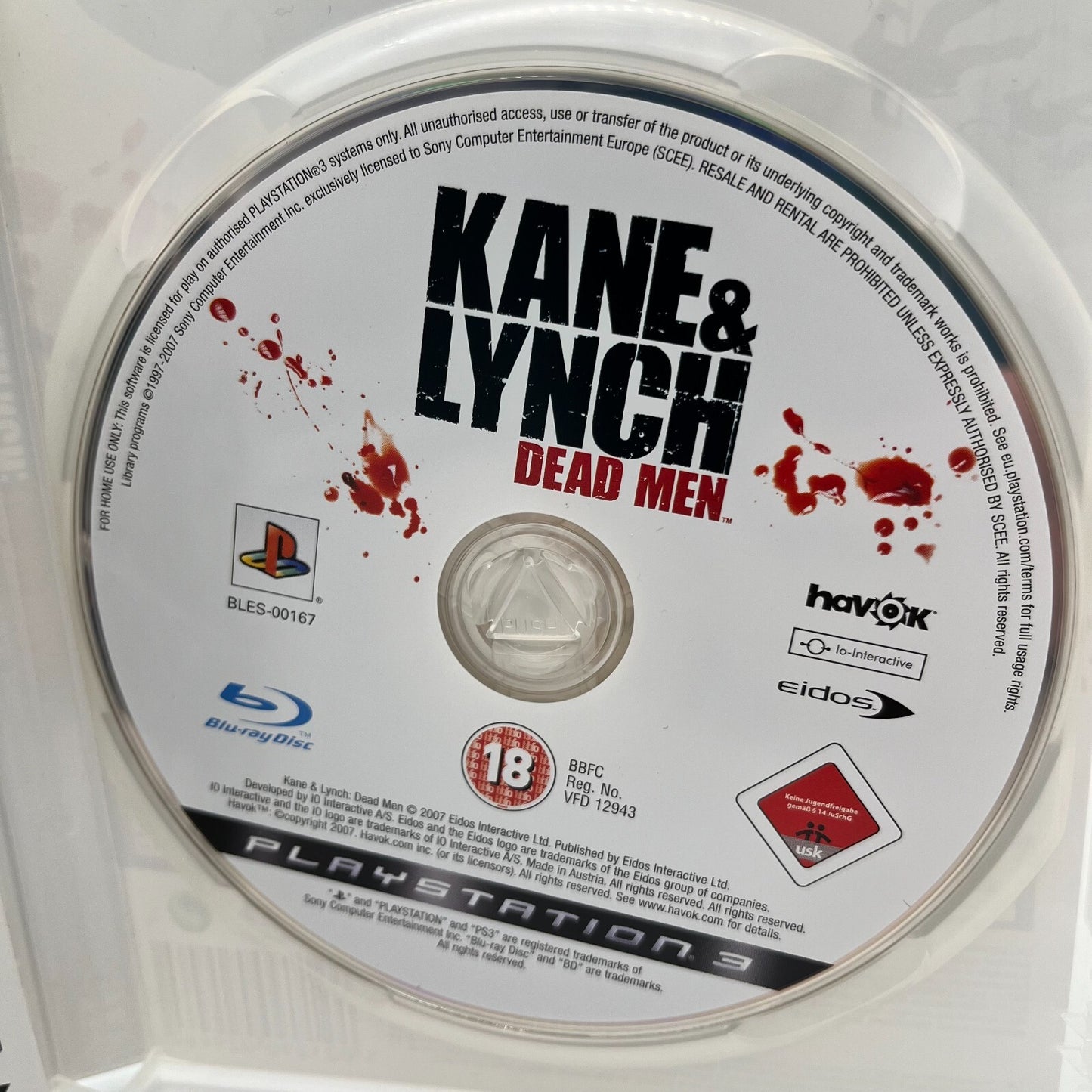 Kane & e Lynch Dead Men PS3 Italiano Completo con Manuale Sony PlayStation 3 TOP