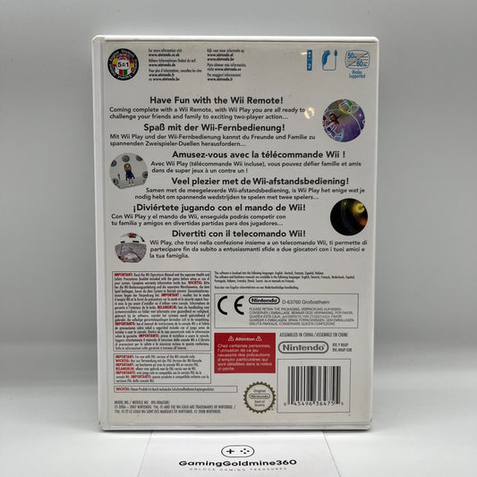Wii Play Nintendo Italiano Completo con Manuale Videogioco Sport Bambini OTTIMO