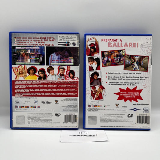 Disney High School Musical 3 SING IT + DANCE PS2 Italiano Completi PlayStation 2