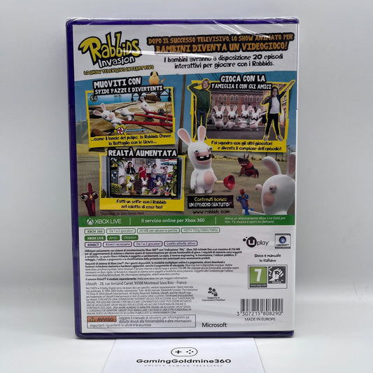 RABBIDS INVASION Show Televisivo Interattivo Xbox 360 Italiano NUOVO SIGILLATO