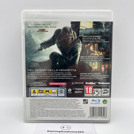 DisHonored PS3 Italiano Completo PAL Bethesda Sony Playstation 3 OTTIME CONDIZIO