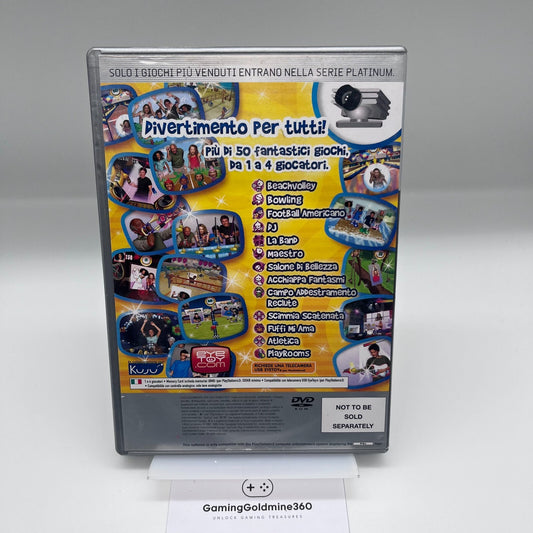 EyeToy Play 3 Platinum PS2 Italiano PAL senza manuale Sony Playstation 2
