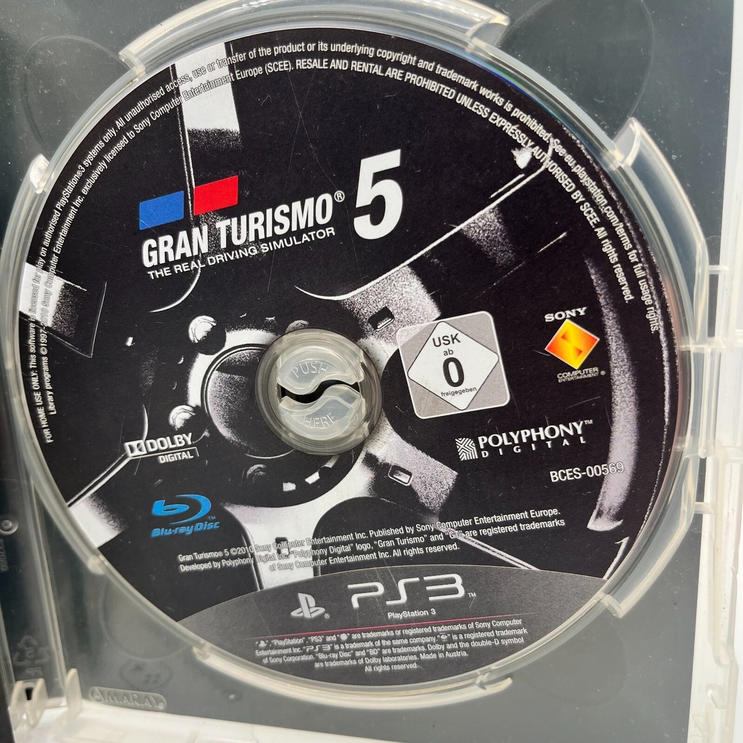 Gran Turismo 5 PS3 Italiano Completo con Manuale PAL Sony PlayStation 3 OTTIMO
