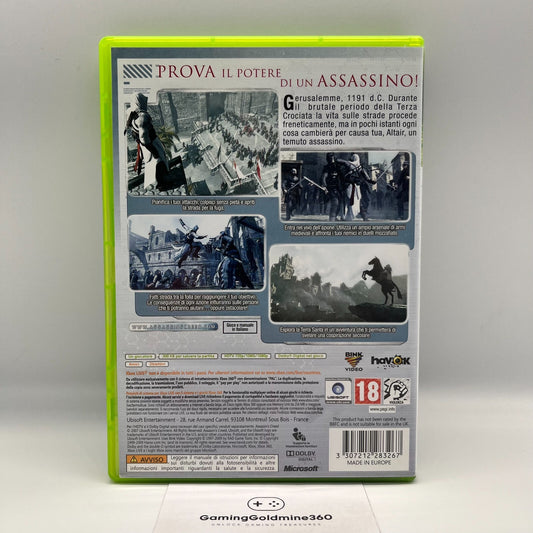 Assassin's Creed Xbox 360 Italiano Completo con Manuale PAL Ubisoft Microsoft