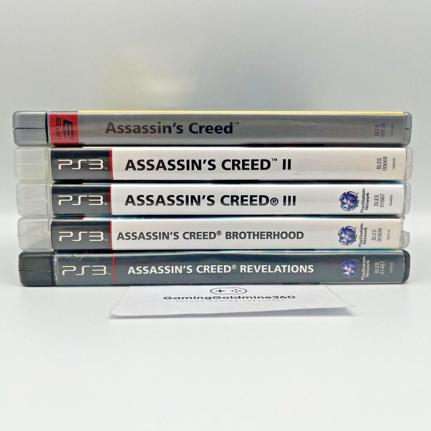 Assassin's Creed PS3 Bundle (5 GIOCHI) Completi PAL Ubisoft Sony PlayStation 3