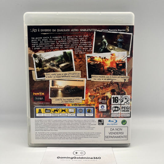 FarCry 2 Far Cry 2 PS3 Italiano Completo con Manuale Ubisoft Sony PlayStation 3
