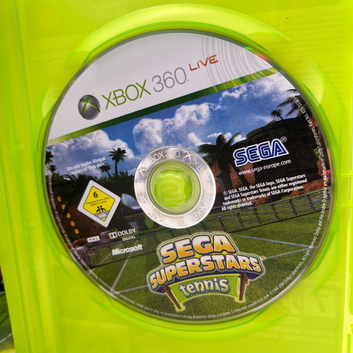 Sega SuperStar Tennis Xbox 360 Italiano PAL Sega Microsoft Sonic VIDEOGIOCO TOP