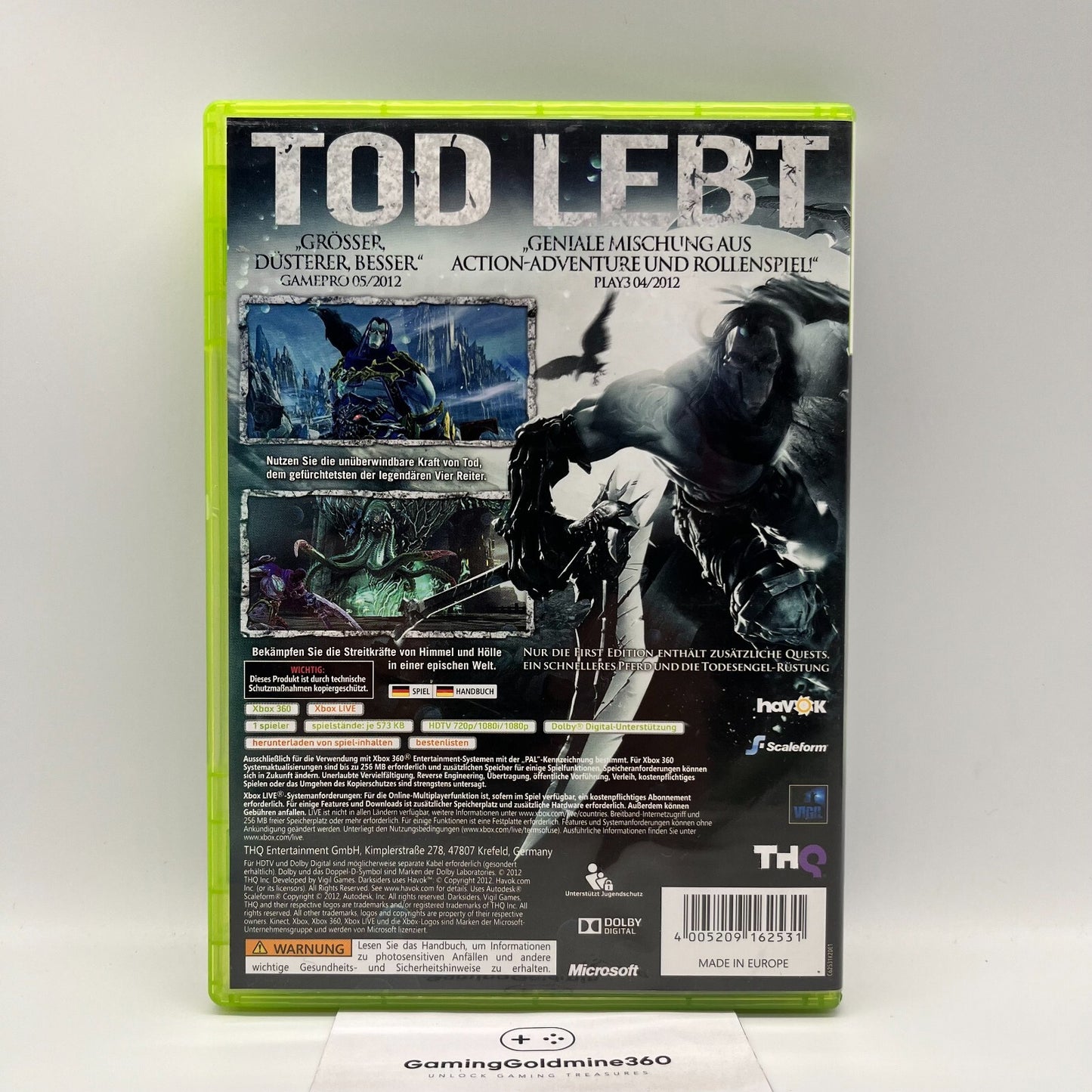 DarkSiders I + II Xbox 360 Completi Manuale PAL Italiano/Multilingua THQ OTTIMI