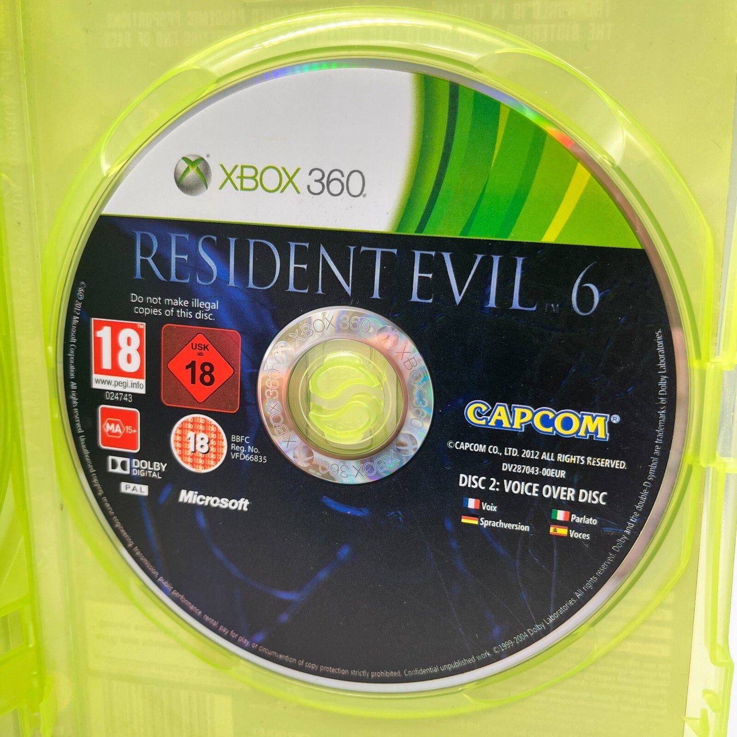 Resident Evil 5 + 6 Xbox 360 Completi con Manuale PAL Capcom Microsoft OTTIMI
