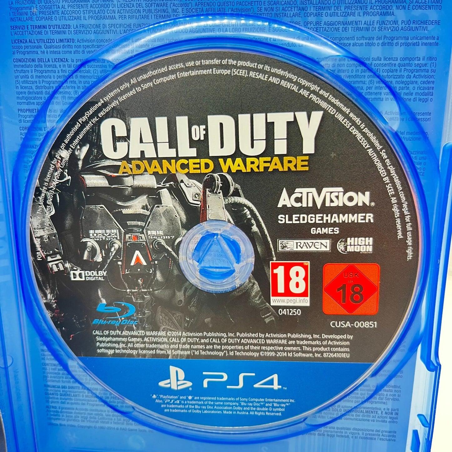Call of Duty: Advanced Warfare PS4Italiano Completo Activision Sony PlayStation4