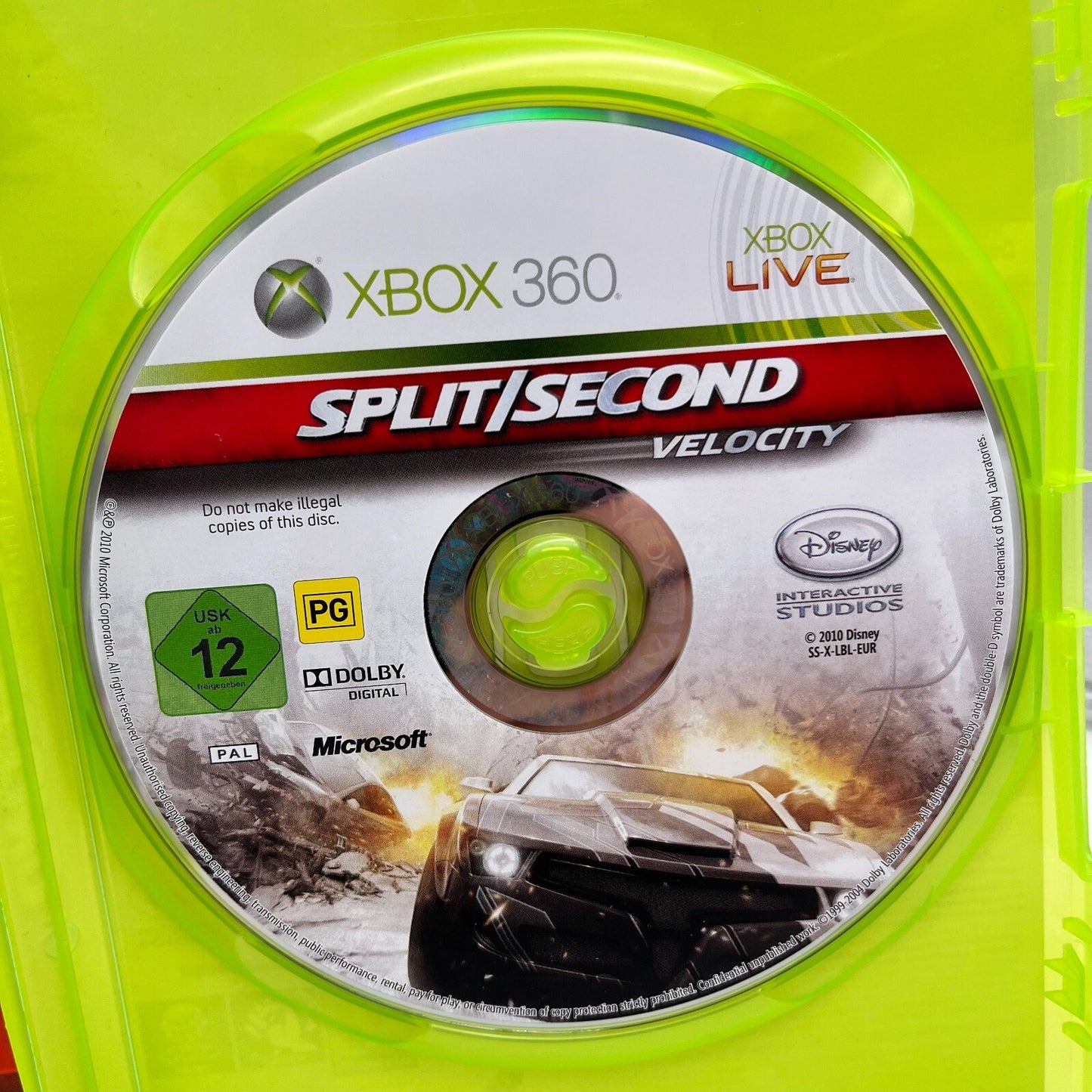 Split Second Velocity Xbox 360 Italiano Completo con Manuale PAL Disney Microsof
