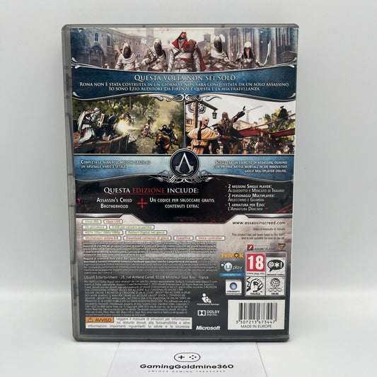 Assassin's Creed: Brotherhood Special Ed. Xbox 360 Italiano Completo PAL Ubisoft