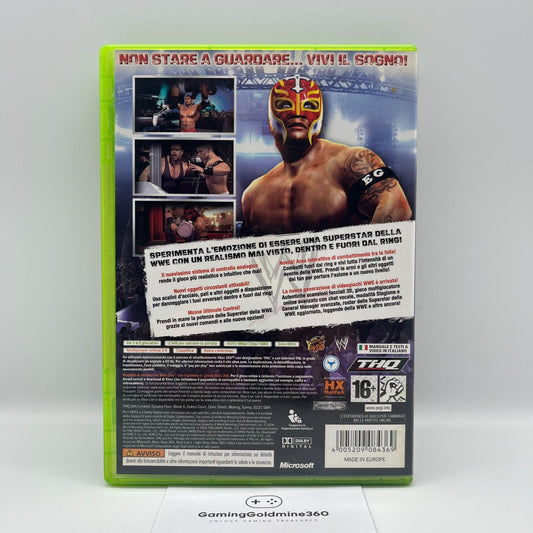 SmackDown vs Raw 2007 Xbox 360 Italiano Completo PAL THQ Microsoft OTTIME CONDIZ