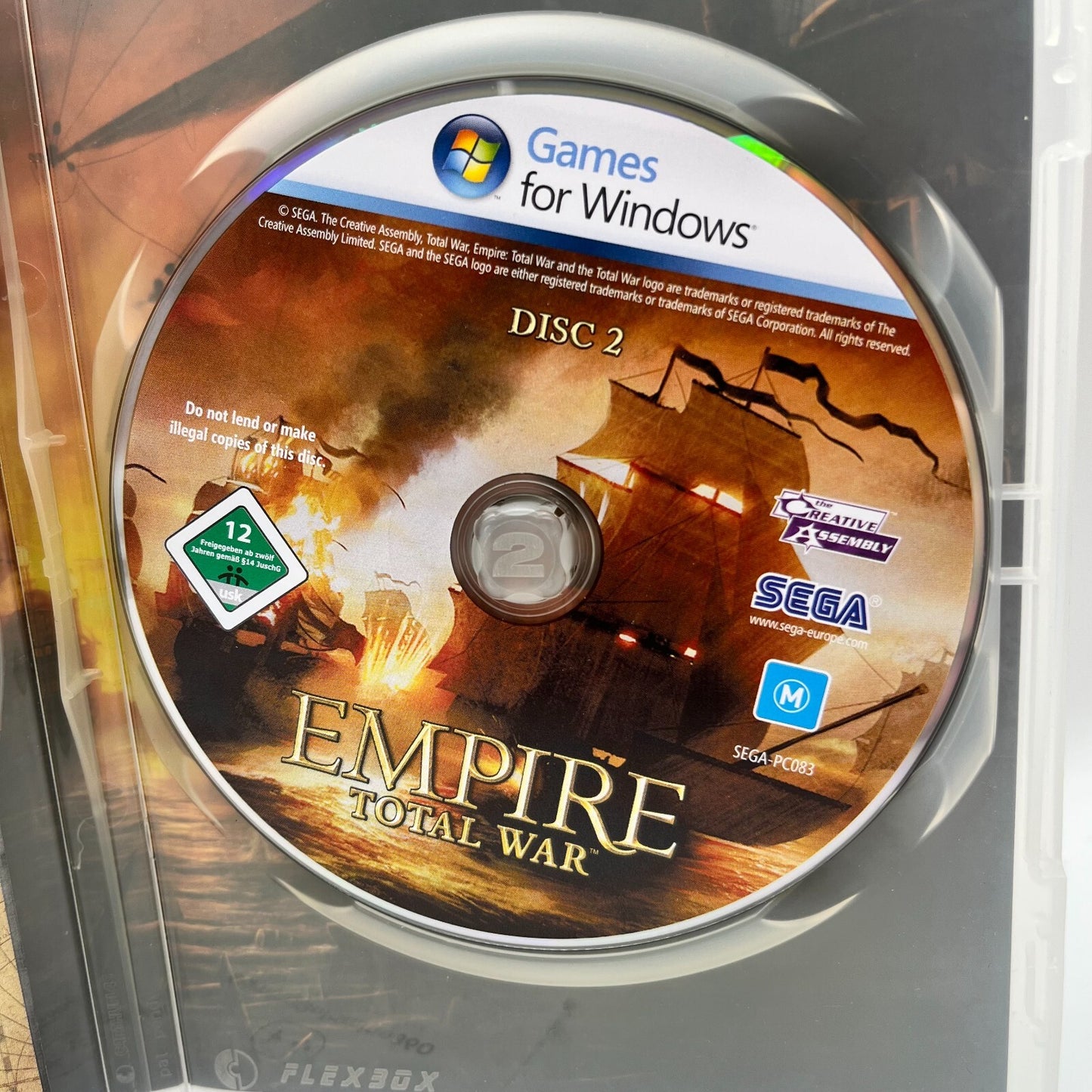 EMPIRE Total War PC DVD Italiano Games for Windows COMPLETO Sega Ottime Condizio