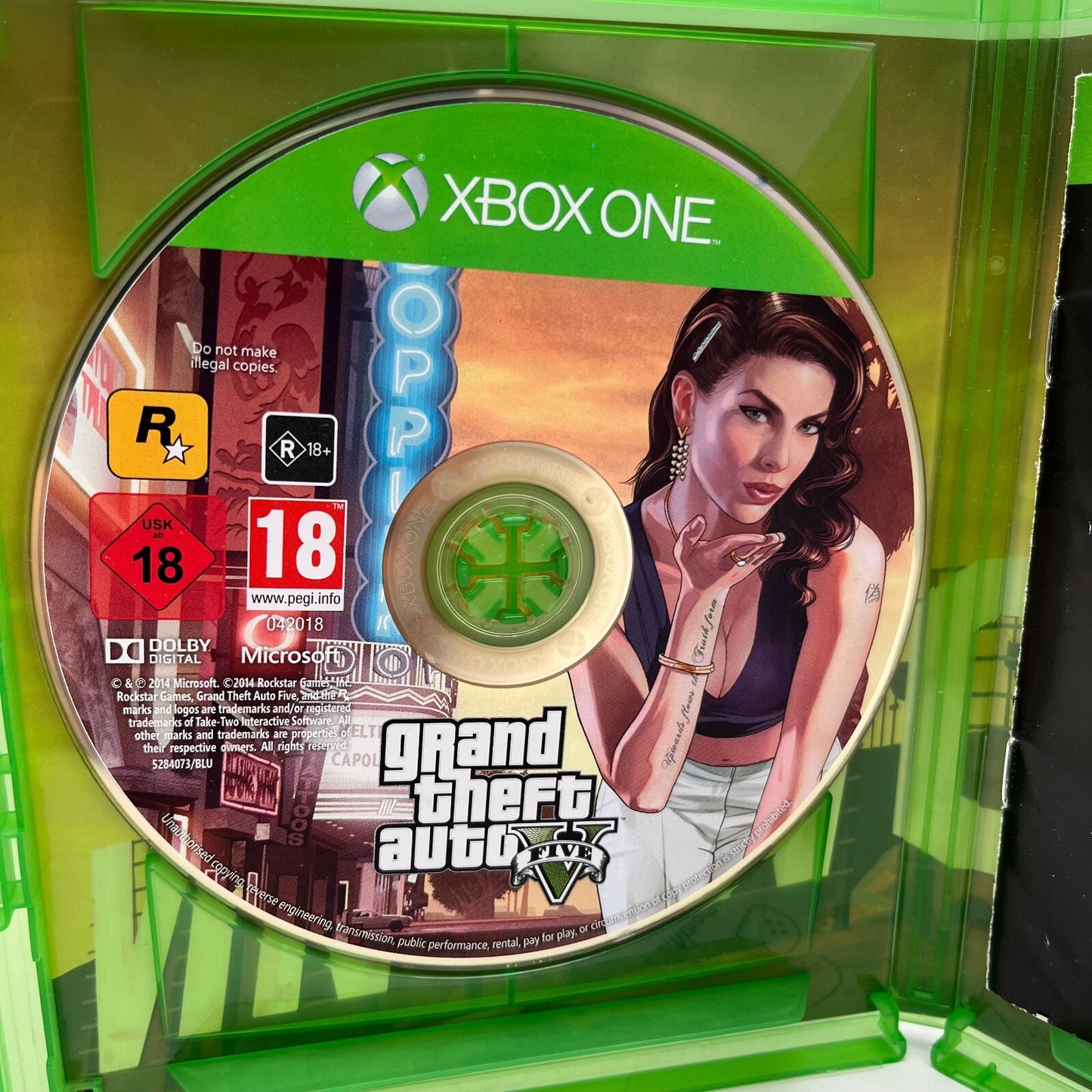 GTA 5 Xbox One Grand Theft Auto 5 Italiano Completo con Manual Rockstar Microsof