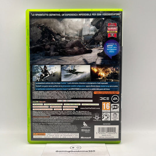 Battlefield 3 Xbox 360 Italiano Completo con Manuale PAL EA Microsoft COME NUOVO