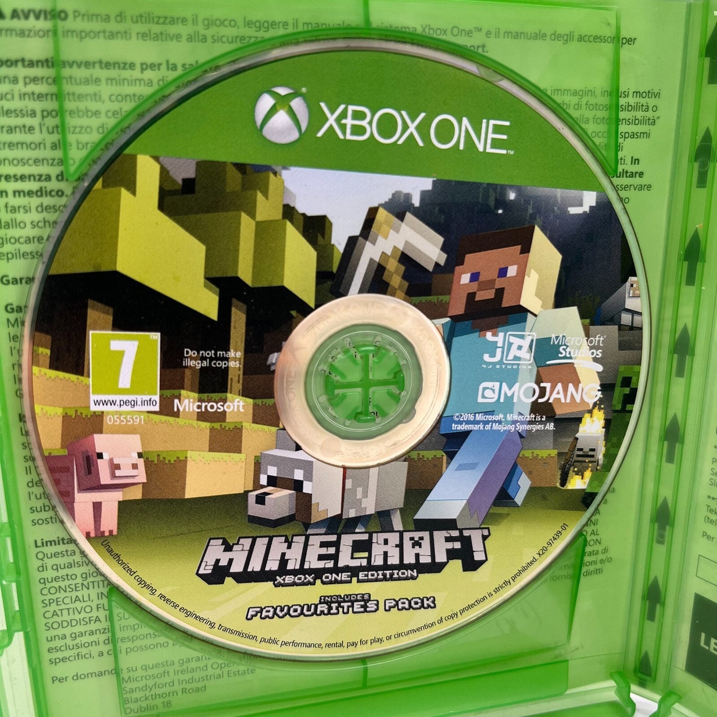 MINECRAFT Xbox One Edition Include il Pacchetto Preferiti Italiano Mojang OTTIMO