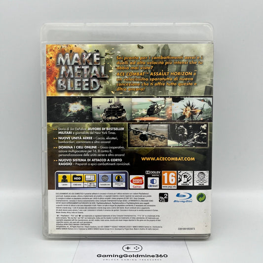 Ace Combat Assault Horizon PS3 Italiano Completo PAL Namco Sony PlayStation 3