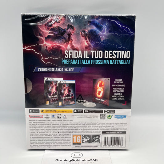 TEKKEN 8 Launch Edition PS5 Italiano NUOVO SIGILLATO Namco Sony PlayStation 5 🤼