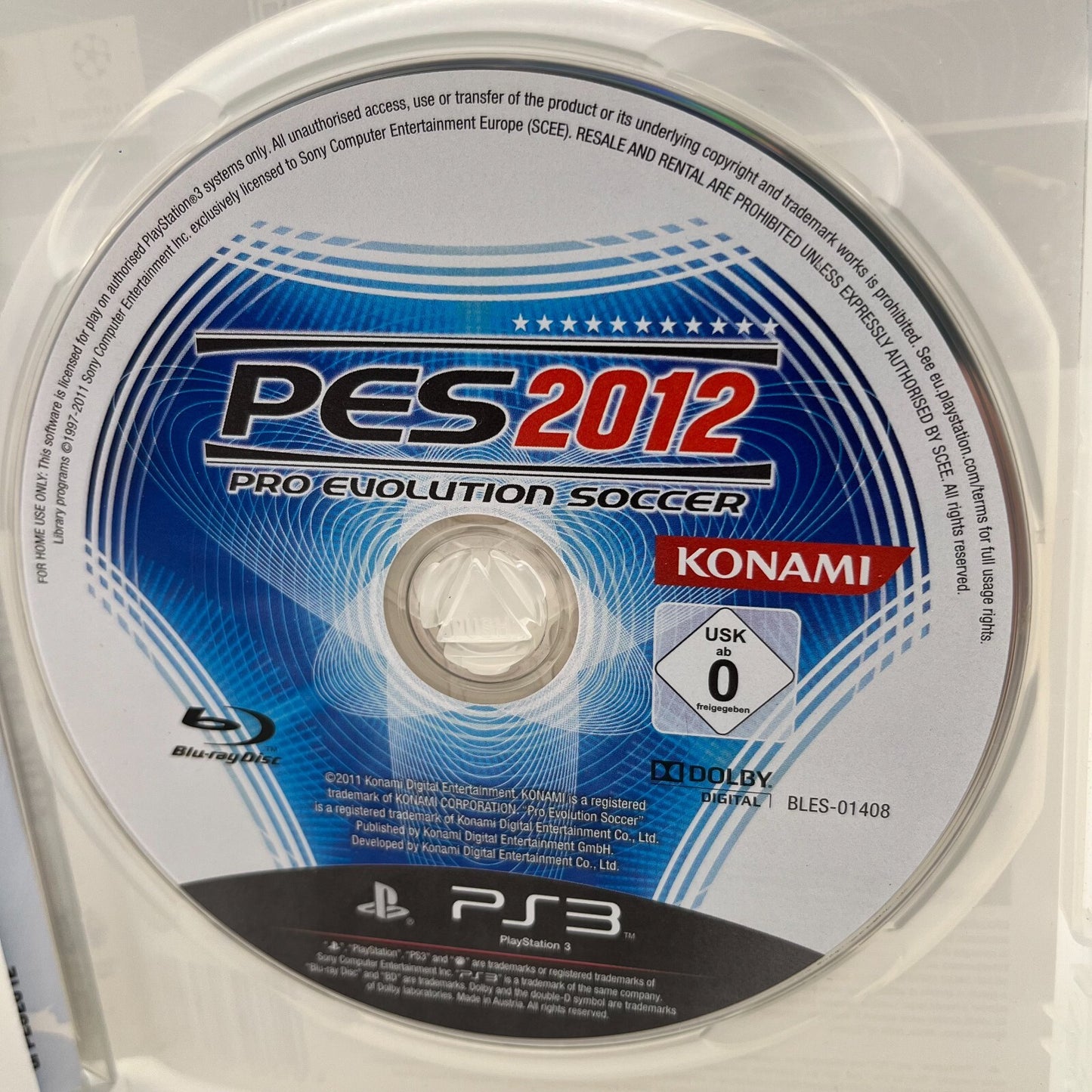 PES 2012 PS3 Italiano Completo Sony PlayStation 3 Pro Evolution Soccer Gioco TOP