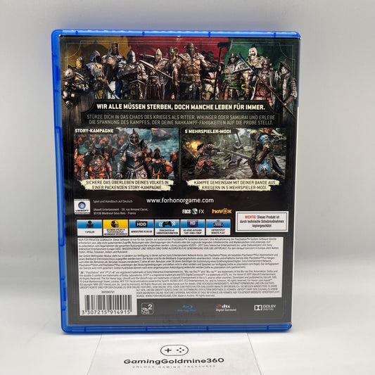 For Honor PS4 Completo con Manuale Ubisoft Sony PlayStation 4 Multilingua OTTIMO